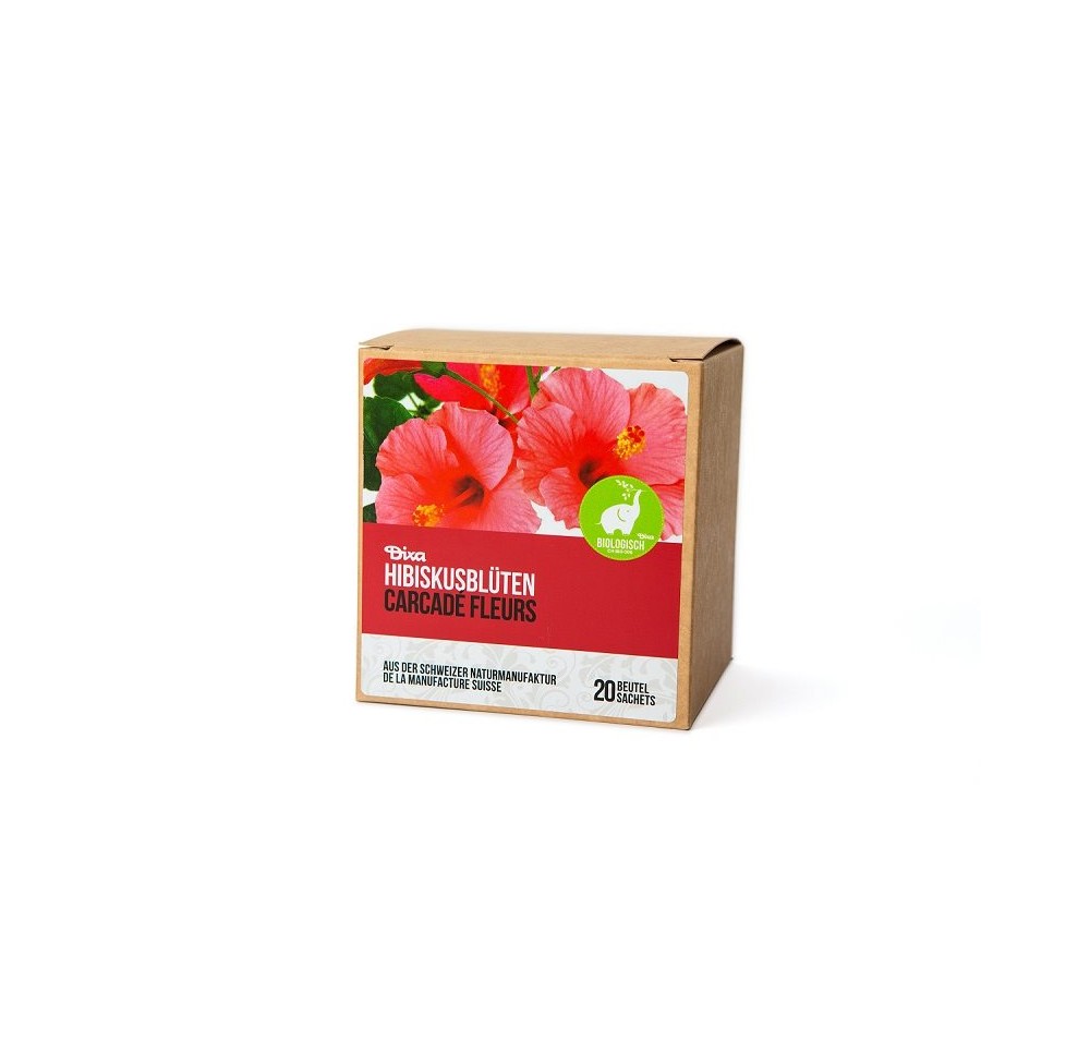 DIXA Carcadé fleurs BIO PhEur sach py box 20 pce