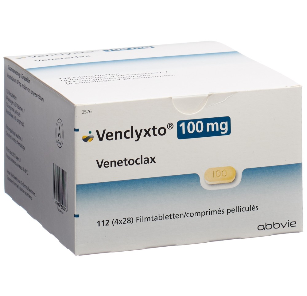 VENCLYXTO cpr pell 100 mg 112 pce VENCLYXTO cpr pell 100 mg 112 pce