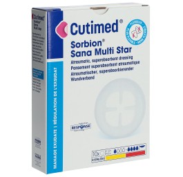 CUTIMED Sorbion Sana Multi Star 11cm 10 pce