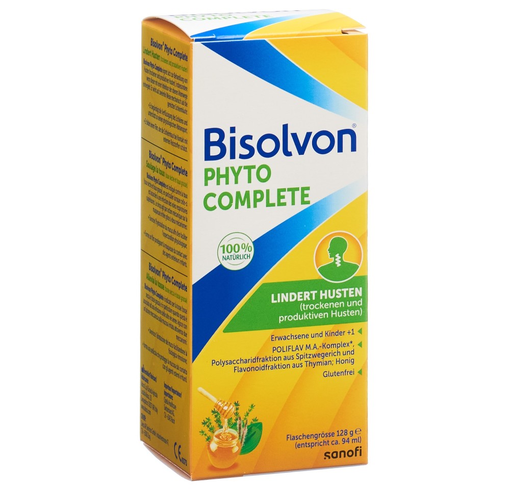 BISOLVON Phyto Complete sirop contre la toux 94 ml BISOLVON Phyto Complete sirop contre la toux 94 ml