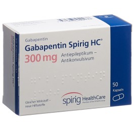 GABAPENTINE Spirig HC caps 300 mg 50 pce