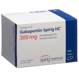 GABAPENTINE Spirig HC caps 300 mg 100 pce