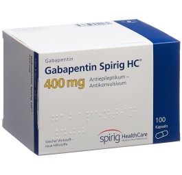 GABAPENTINE Spirig HC caps 400 mg 100 pce