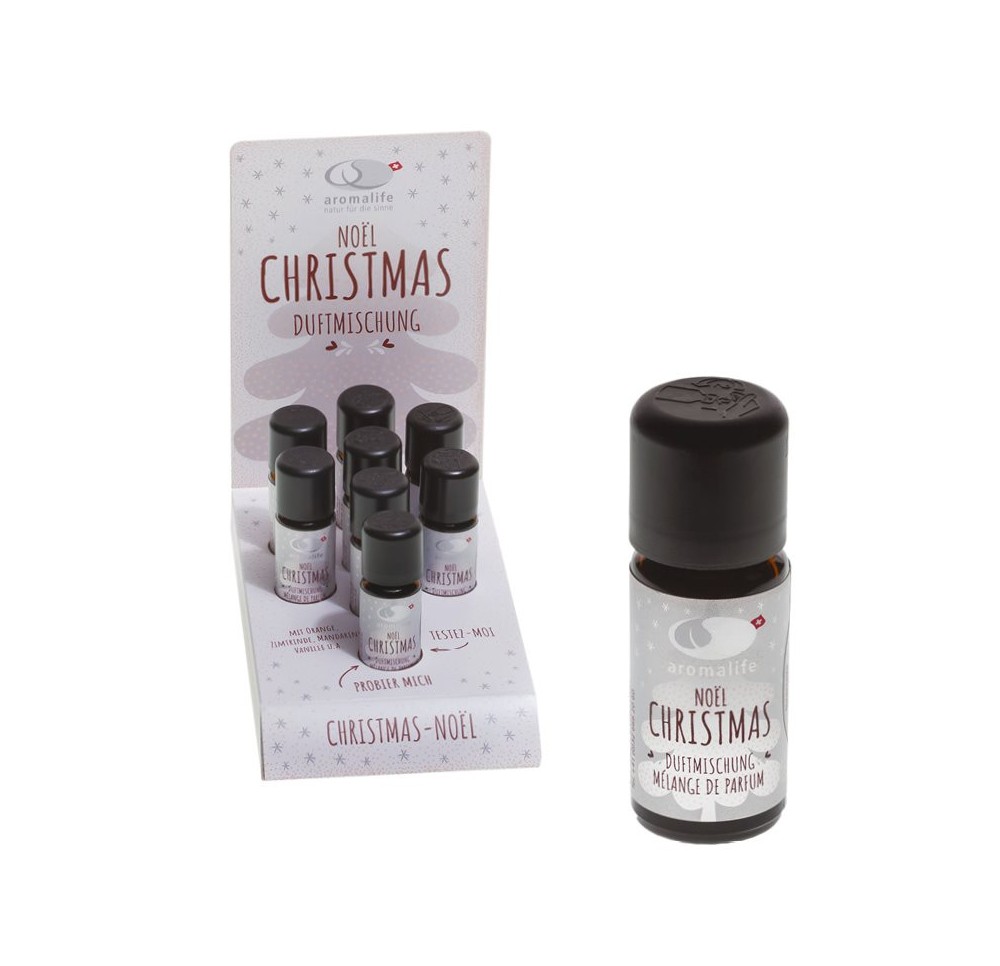 AROMALIFE Christmas mélange parf display 12x10ml