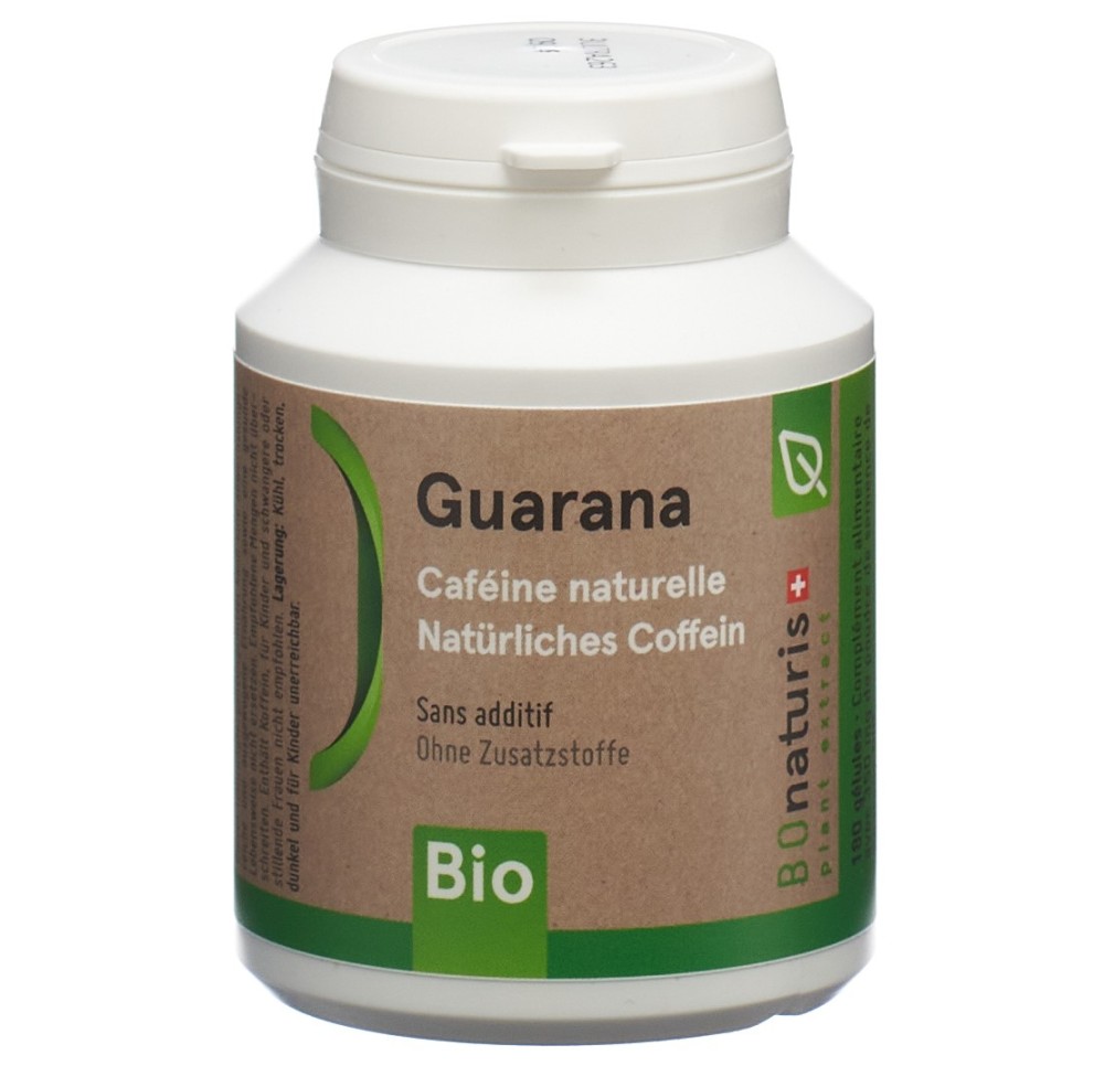 BIONATURIS guarana caps 350 mg bio 180 pce