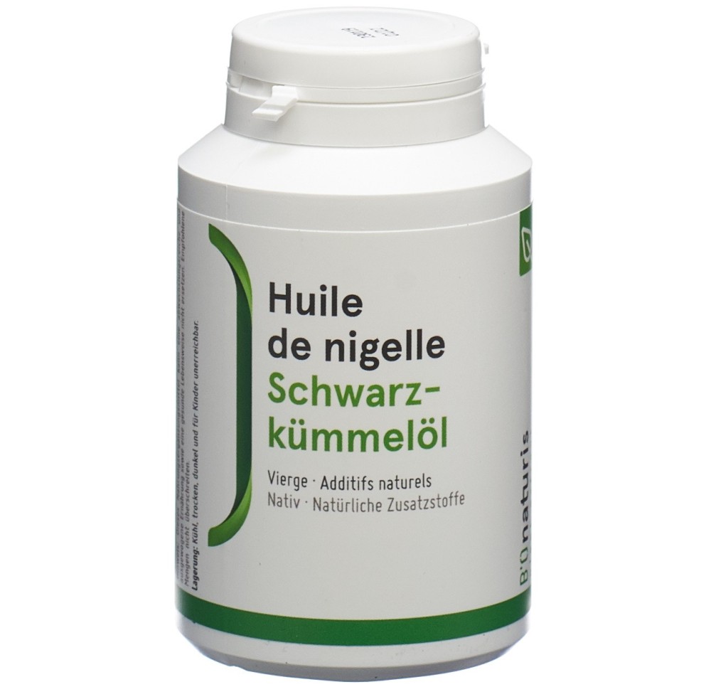 BIONATURIS huile de nigelle caps 500 mg 180 pce