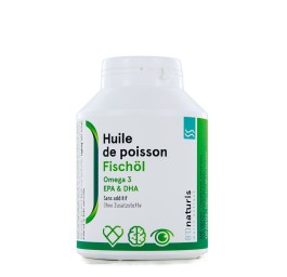 BIONATURIS huile de poisson caps 500 mg 240 pce