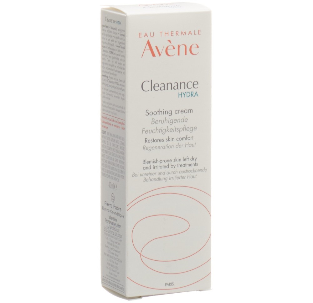 AVENE Cleanance HYDRA crème (nouv) 40 ml
