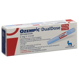 OZEMPIC DualDose 2 mg/1.5ml (0.25 ou 0.5 mg/dose)
