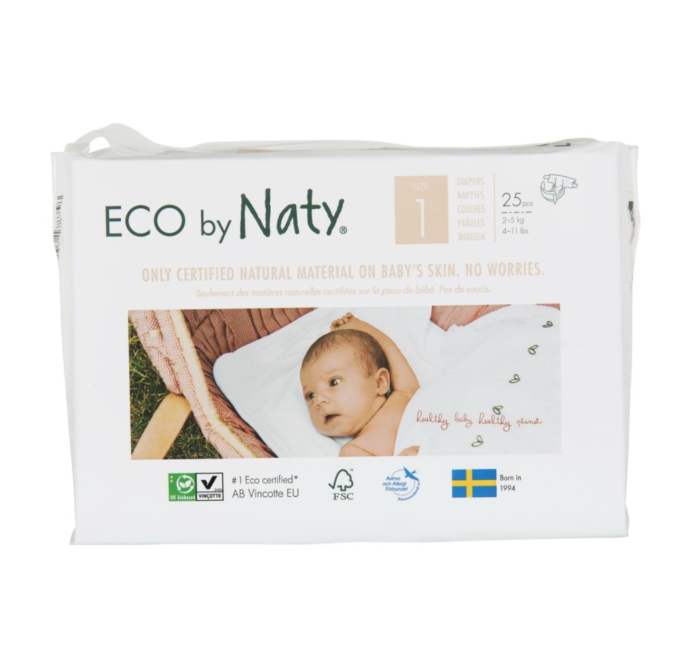 NATY langes new born Nr1 2-5kg 25 pce