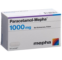 PARACETAMOL Mepha cpr pell 1000 mg 50 pce