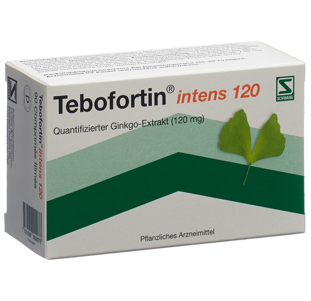 TEBOFORTIN intens 120 cpr pell 120 mg 90 pce TEBOFORTIN intens 120 cpr pell 120 mg 90 pce