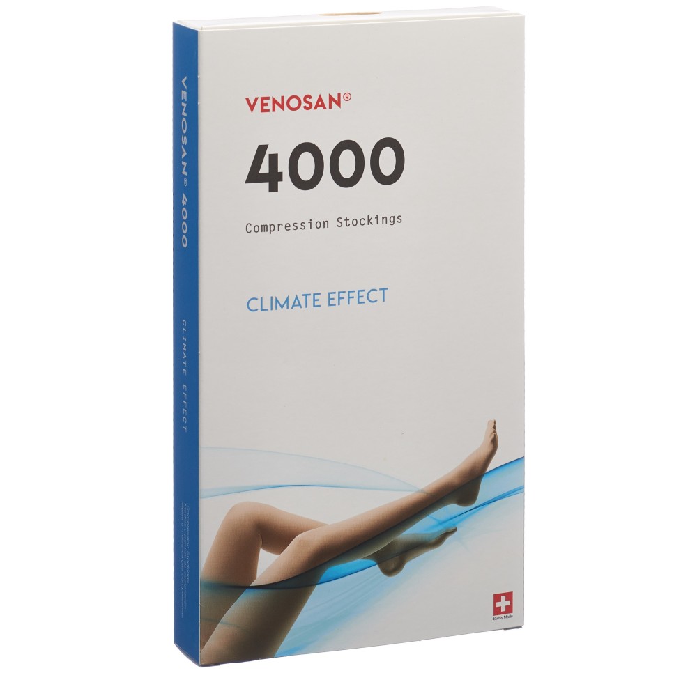 VENOSAN 4002 a-gh CLC2 M long ouvert black 1 paire