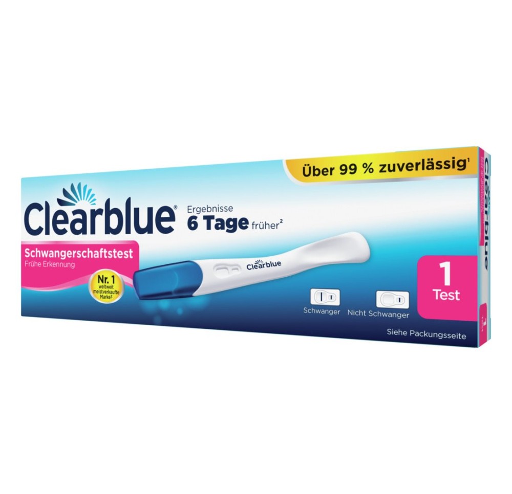 CLEARBLUE test de grossesse détection précoce CLEARBLUE test de grossesse détection précoce