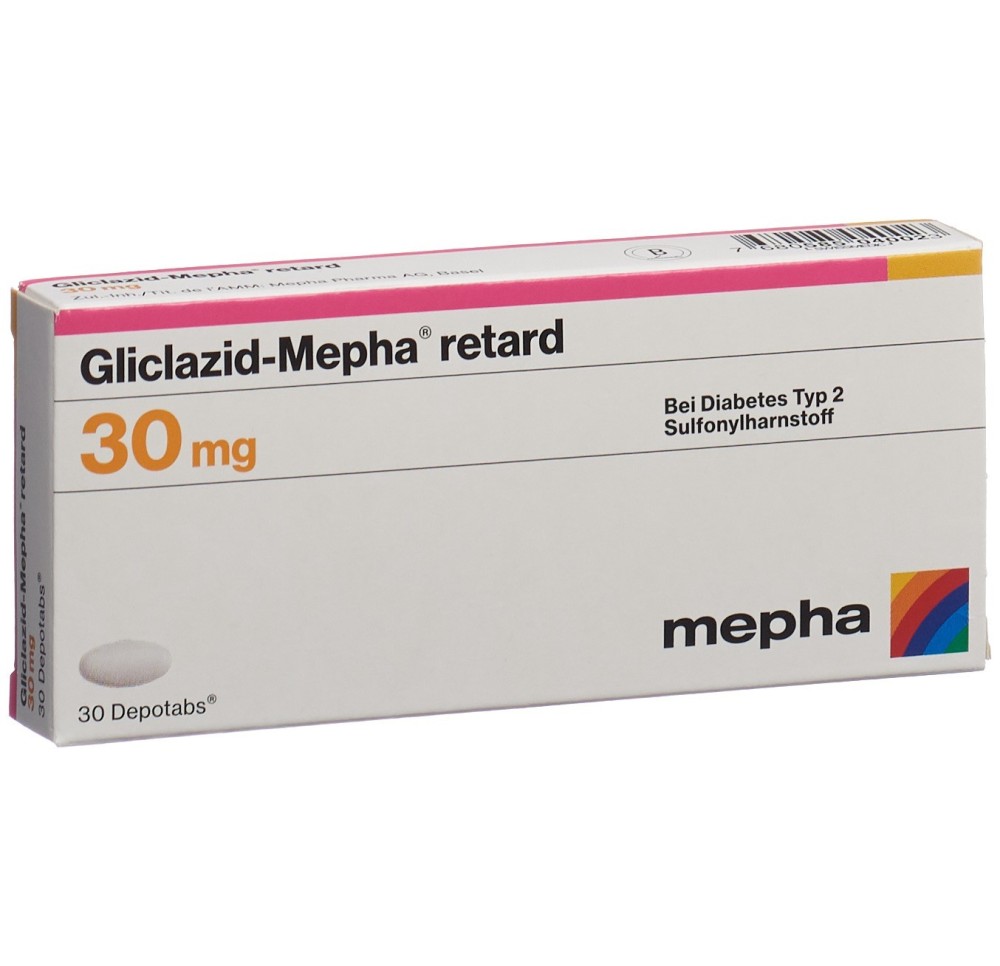 GLICLAZID Mepha retard depotabs 30 mg 30 pce