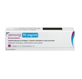 AIMOVIG sol inj 70 mg/ml stylo pré-remp 1 ml