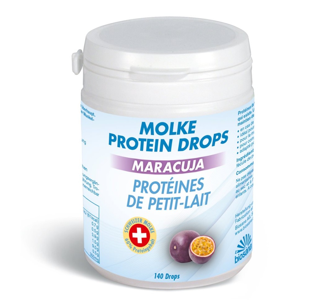 BIOSANA protéines petit-lait drops maracu 140 pce BIOSANA protéines petit-lait drops maracu 140 pce