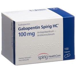 GABAPENTINE Spirig HC caps 100 mg 100 pce
