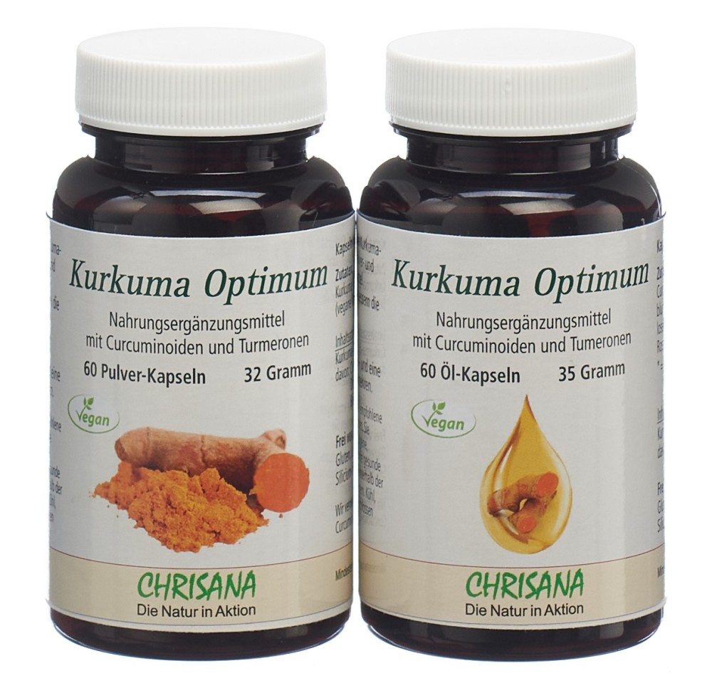 CHRISANA Kurkuma Optimum caps 2 x 60 pce
