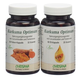 CHRISANA Kurkuma Optimum caps 2 x 60 pce