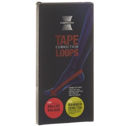 COMPRESSANA TAPE LOOPS GrI océan 1 paire