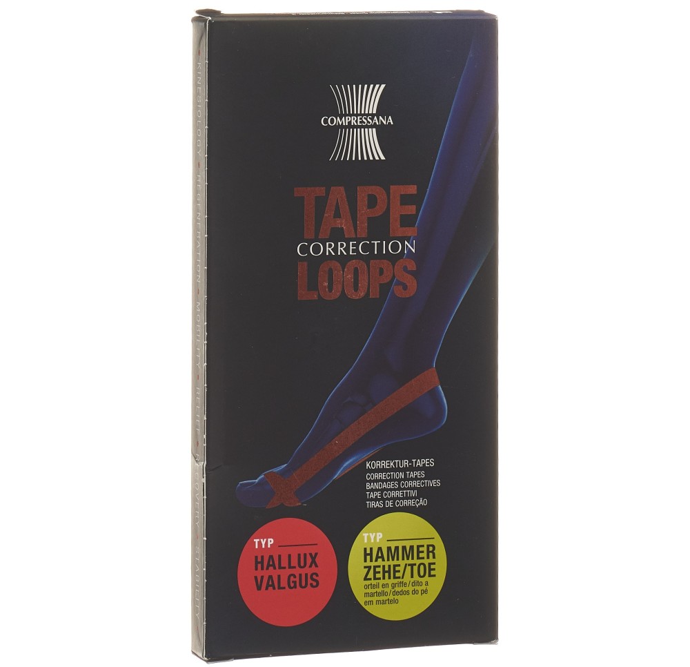 COMPRESSANA TAPE LOOPS GrI océan 1 paire COMPRESSANA TAPE LOOPS GrI océan 1 paire