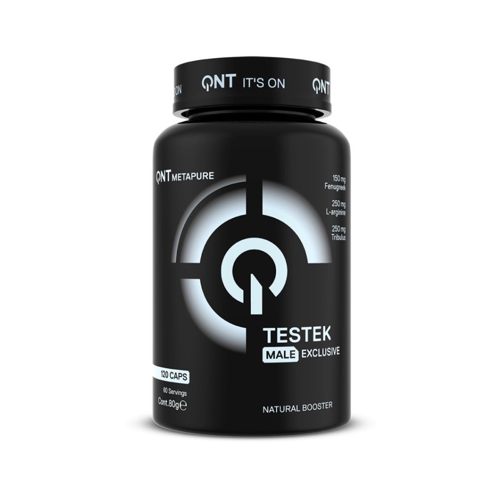 QNT Testek Male Exclusive caps 120 pce QNT Testek Male Exclusive caps 120 pce