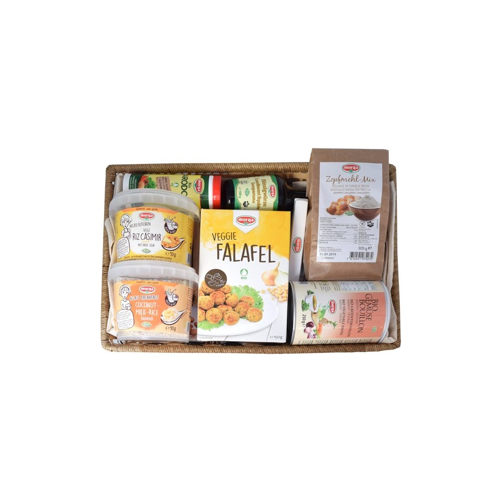 MORGA corbeille cadeau sans gluten bio