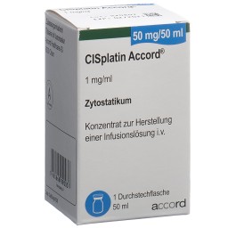 CISPLATIN Accord 50 mg/50ml flac 50 ml