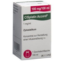 CISPLATIN Accord 100 mg/100ml flac 100 ml