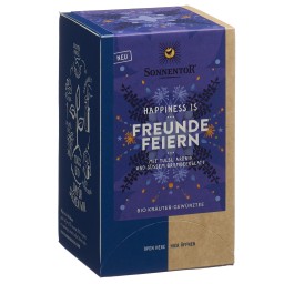 SONNENTOR Happiness is Freunde fei Tee BIO 18 pce