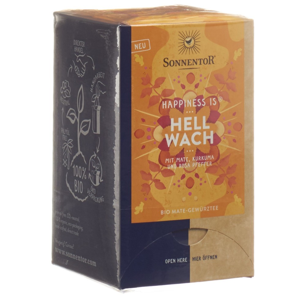 SONNENTOR Happiness is Hellwach Tee BIO 18 pce SONNENTOR Happiness is Hellwach Tee BIO 18 pce