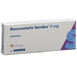 ROSUVASTATINE Sandoz cpr pell 5 mg 30 pce