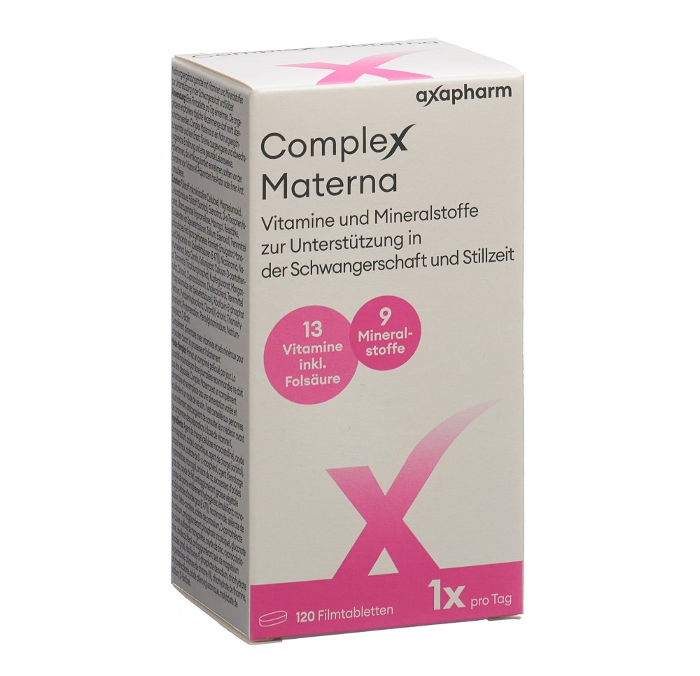 COMPLEX Materna cpr pell bte 120 pce COMPLEX Materna cpr pell bte 120 pce