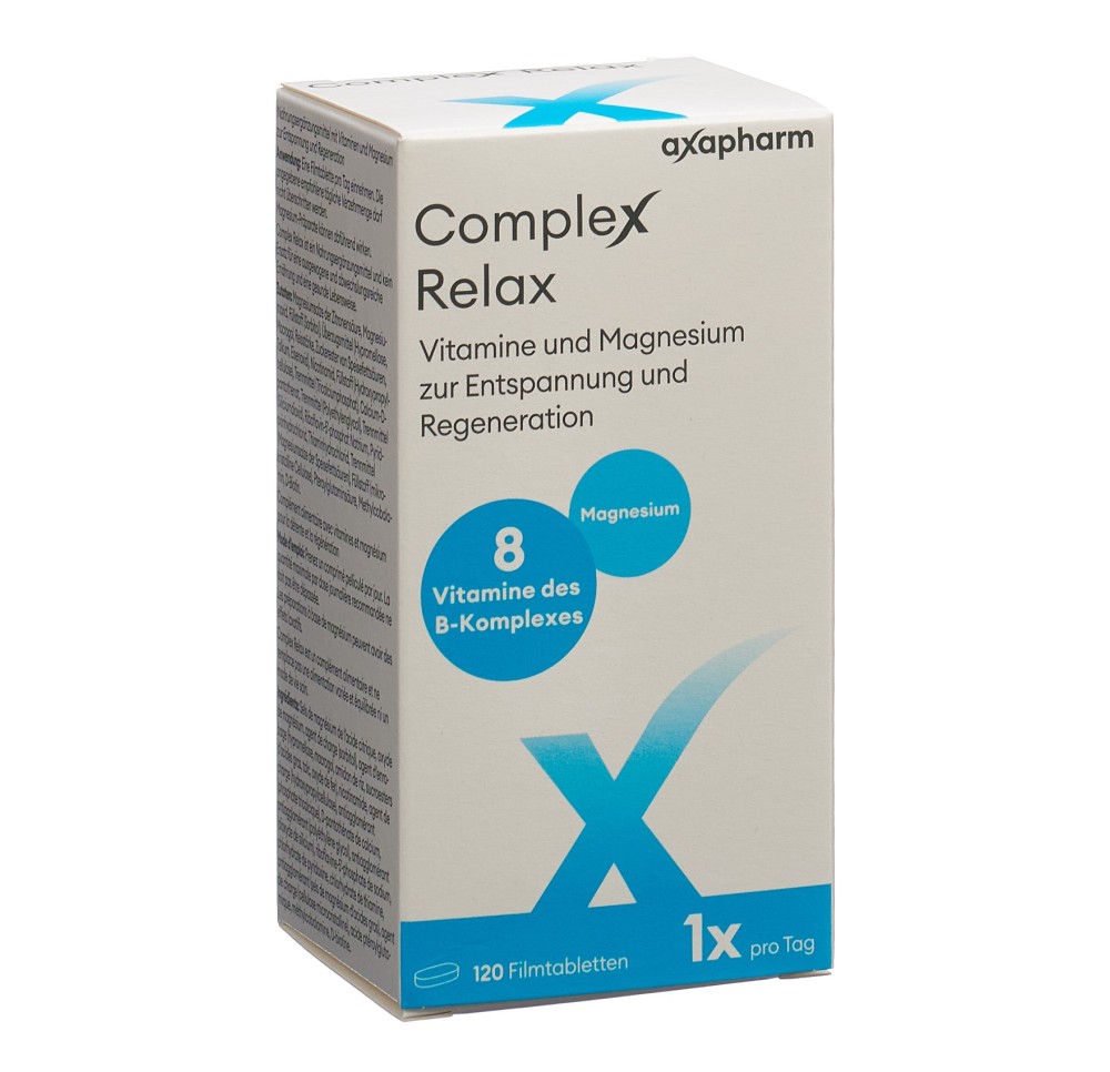 COMPLEX Relax cpr pell bte 120 pce COMPLEX Relax cpr pell bte 120 pce
