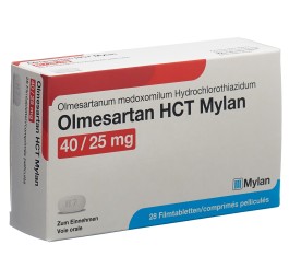 OLMESARTAN HCT Mylan cpr pell 40/25mg 28 pce