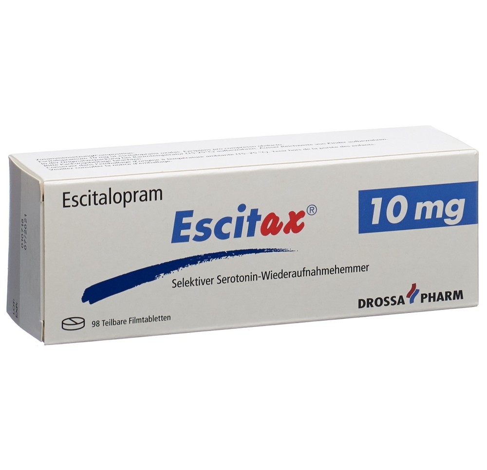 ESCITAX cpr pell 10 mg 98 pce ESCITAX cpr pell 10 mg 98 pce