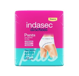 INDASEC Discreet Pant M Plus 12 pce