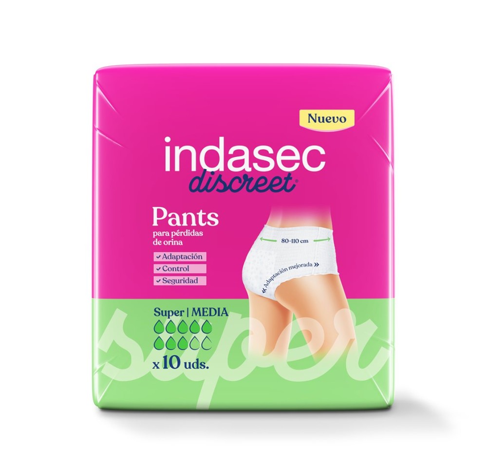 INDASEC Discreet Pant M Super 10 pce