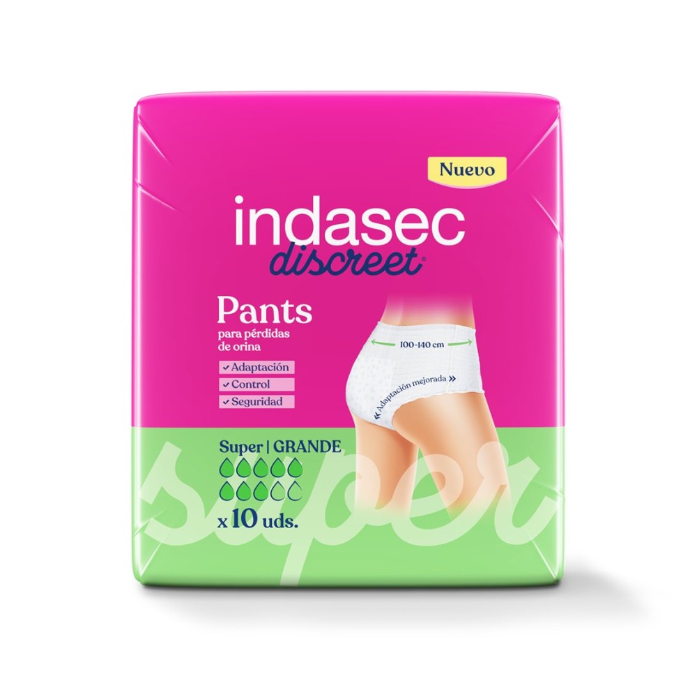 INDASEC Discreet Pant L Super 10 pce