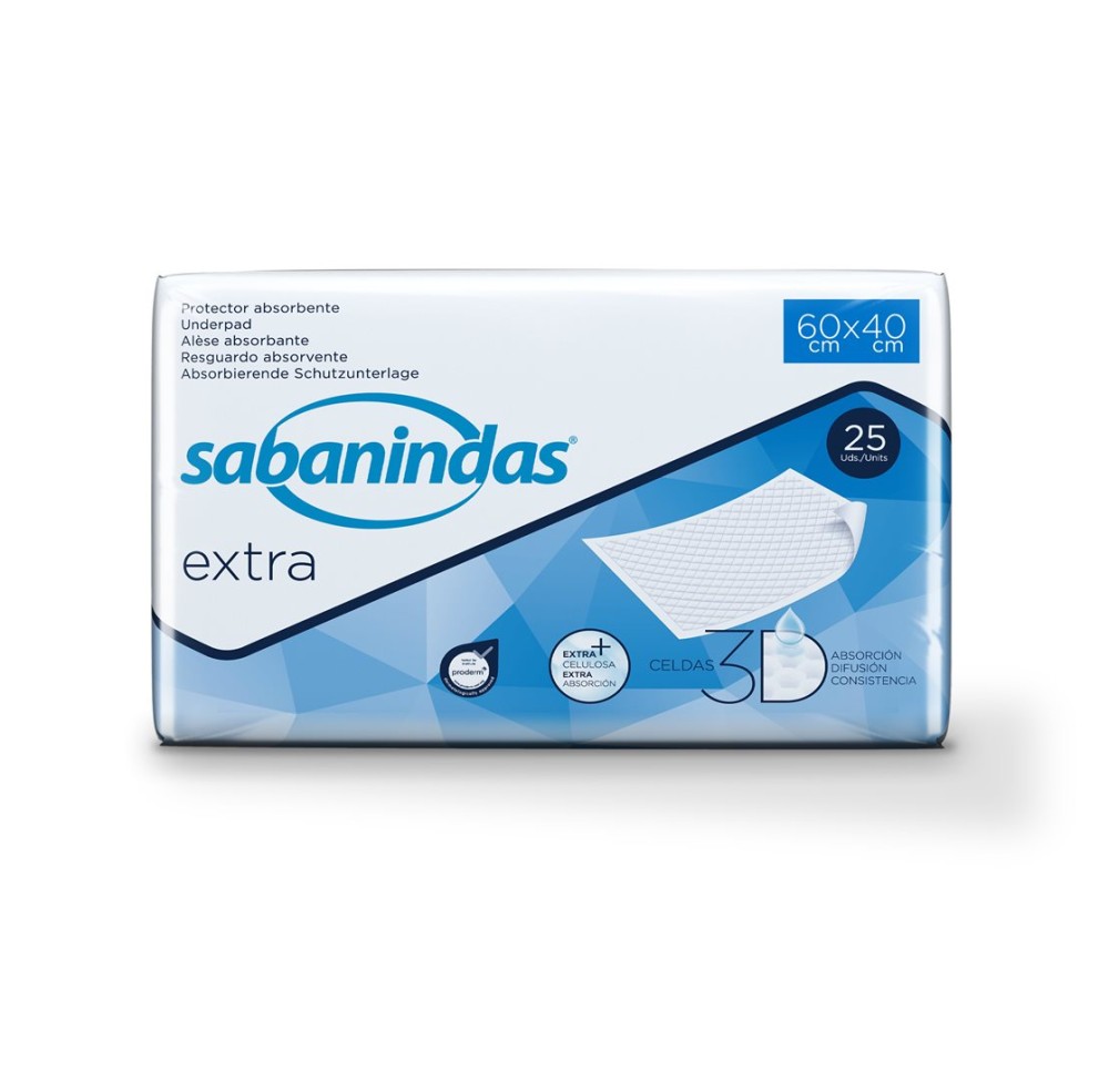 SABANINDAS 60x40cm Extra 25 pce