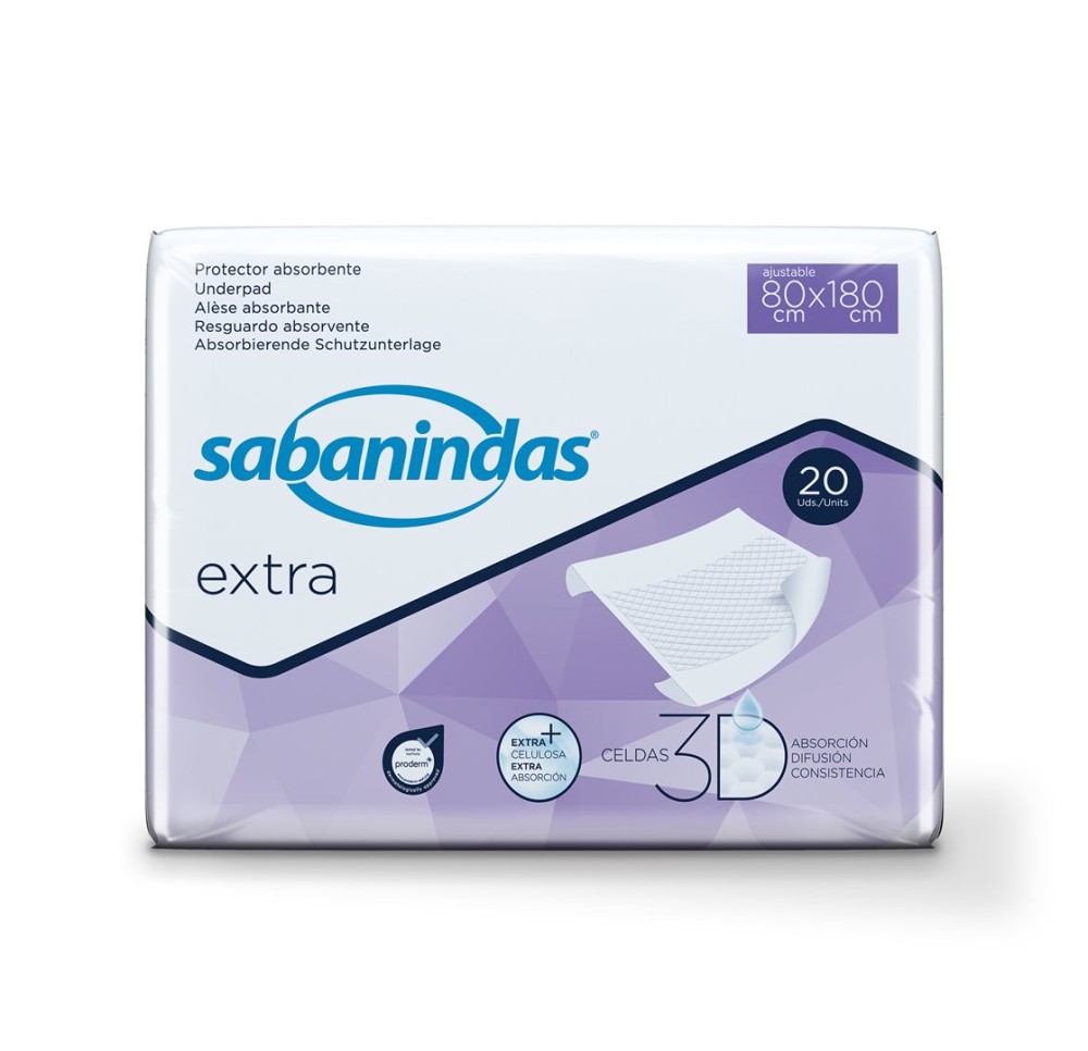SABANINDAS 80x180cm Extra 20 pce