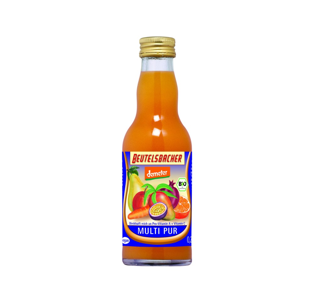 BEUTELSBACHER jus multi pur demeter 200 ml