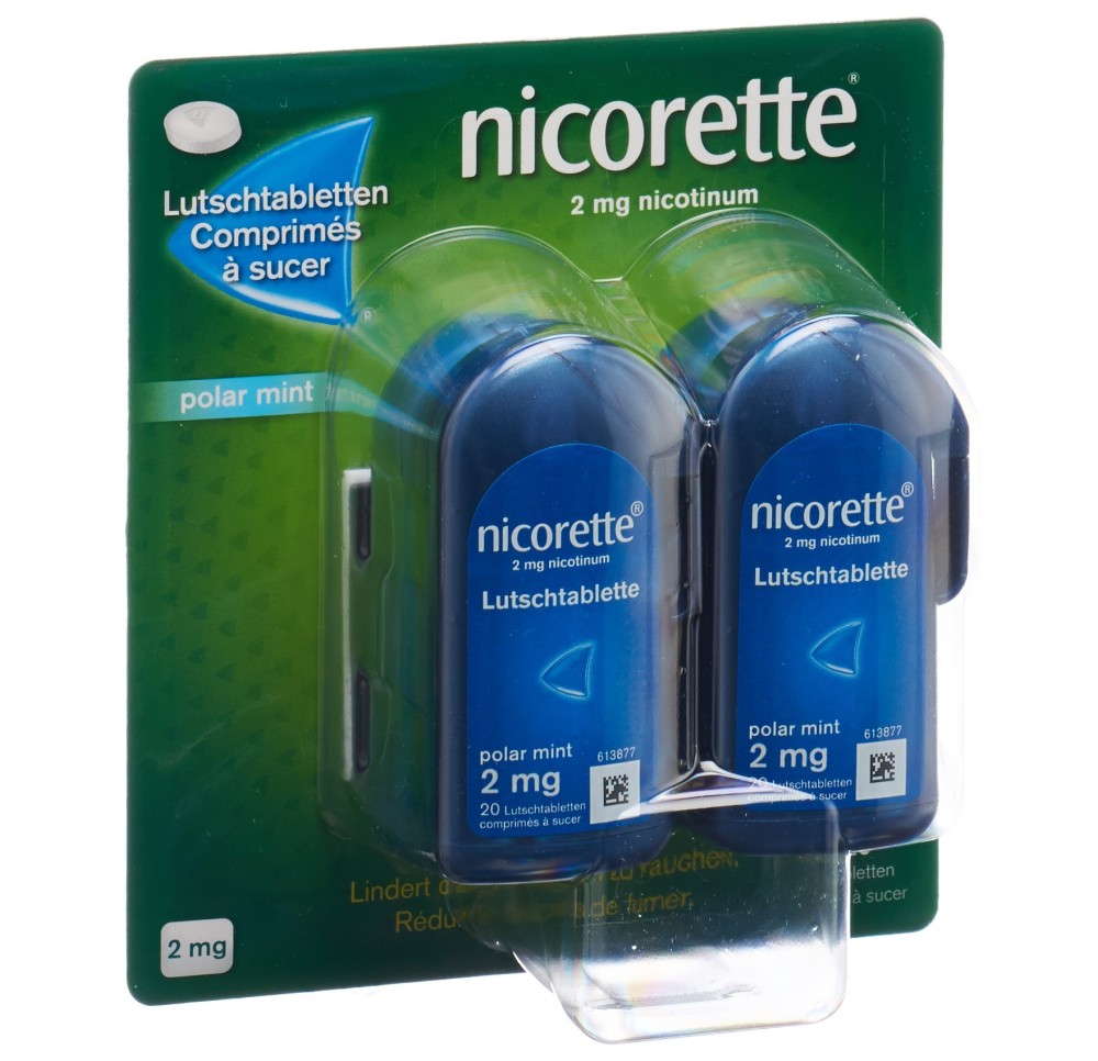 NICORETTE Polar Mint cpr sucer 2 mg bte 80 pce