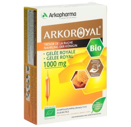 ARKOROYAL gelée royale 1000 mg bio amp buv 20 pce