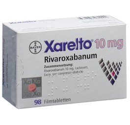 XARELTO cpr pell 10 mg 98 pce