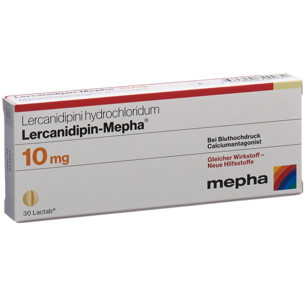 LERCANIDIPIN Mepha Lactab 10 mg 30 pce
