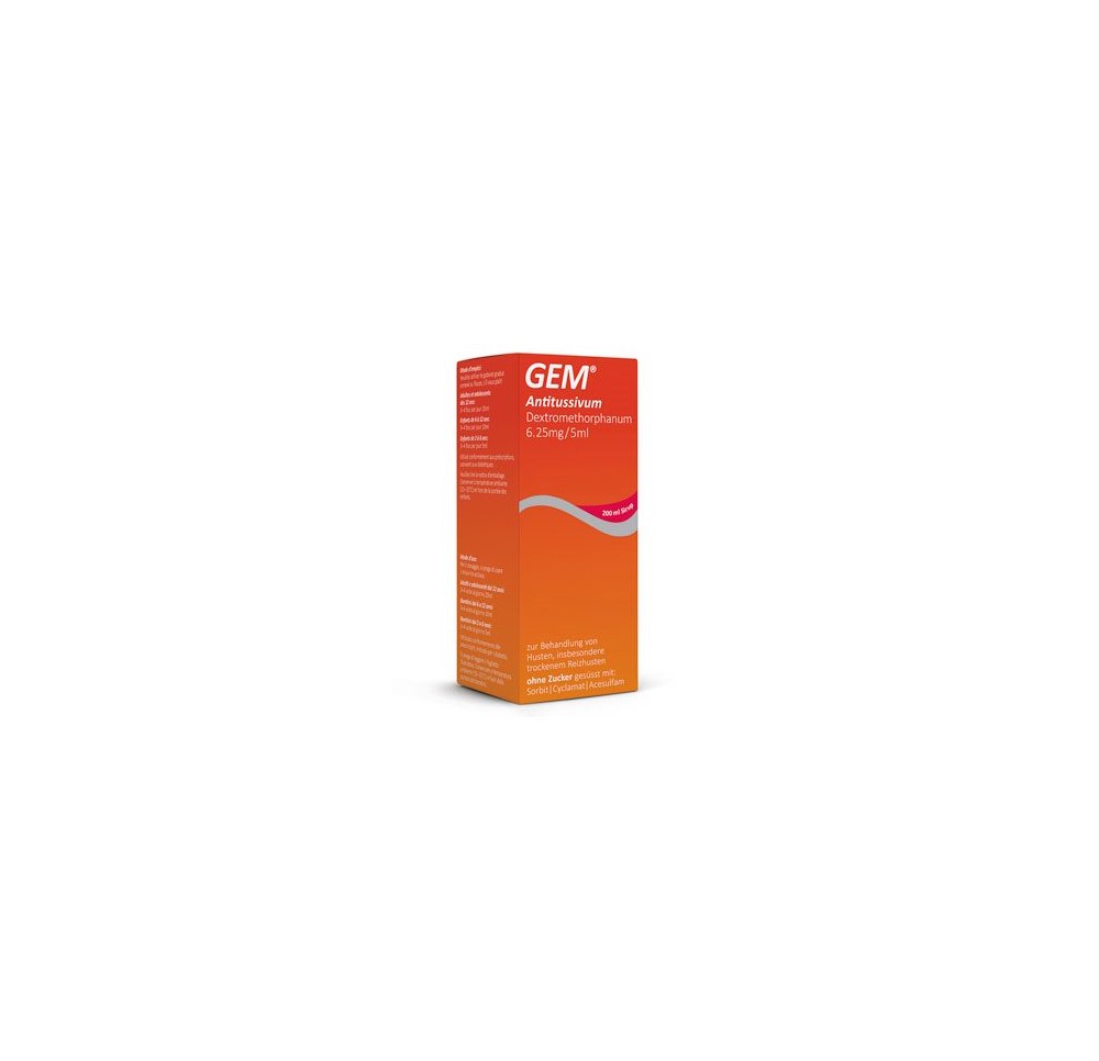 GEM Antitussif sirop fl 200 ml GEM Antitussif sirop fl 200 ml