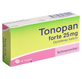 TONOPAN forte drag 25 mg 10 pce