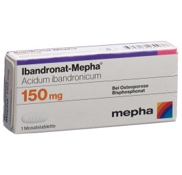 IBANDRONAT Mepha 150 mg comprimés mensuels